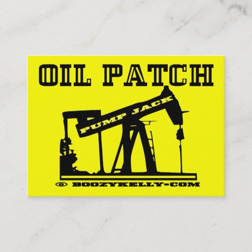 Customizable Oil Patch Pump Jack Business Cards,Pack Of 100