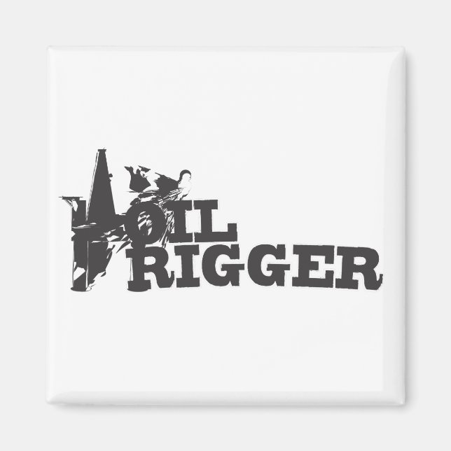 Oil Platform Magnet (Front)