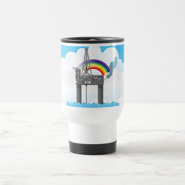 Oil Platform Travel Mug (Center)