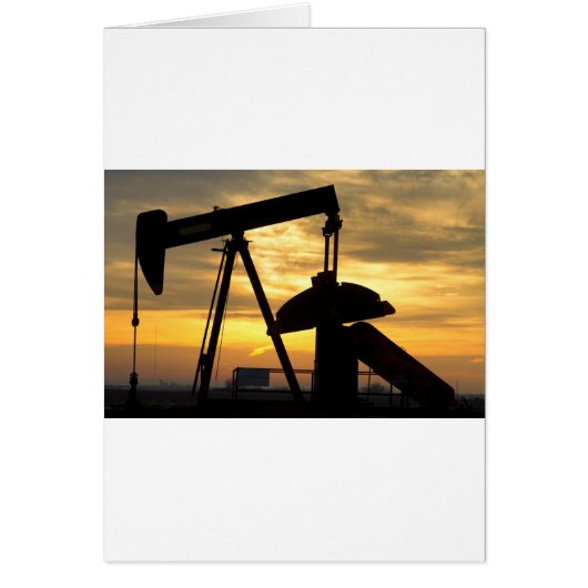 Oil Pump Sunrise Cards (Front)
