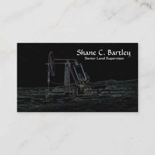 Oil Pumping Unit Business Card