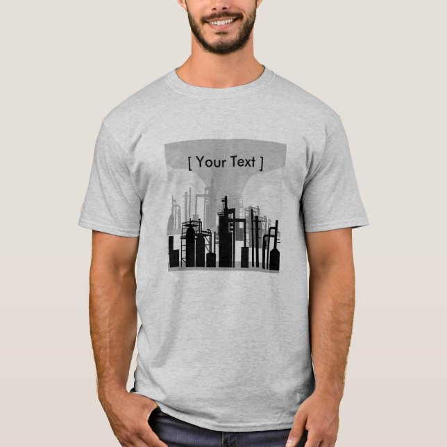 Oil Refinery Environment Mens T-shirt (Front)