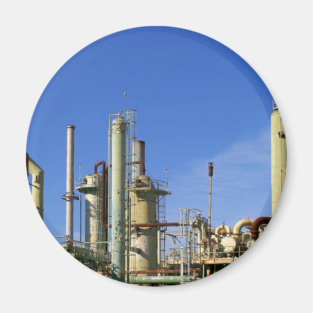 Oil Refinery Magnet (Front)