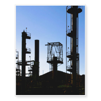Oil Refinery Temporary Tattoos