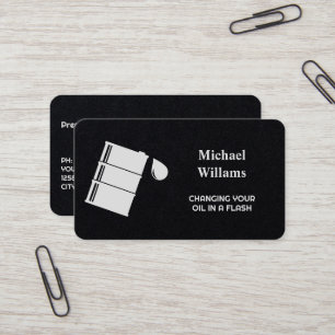 Oil Replacement Business Card
