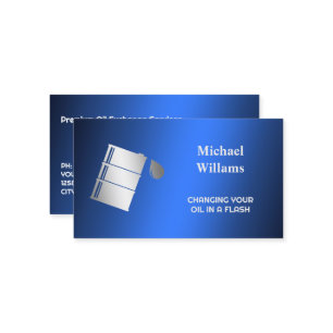 Oil Replacement Calling Card