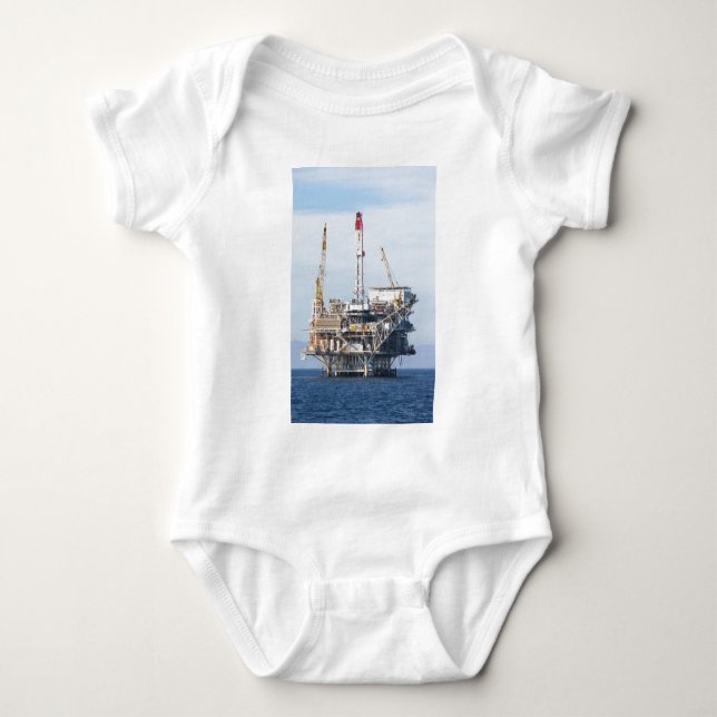 Oil Rig Baby Bodysuit (Front)