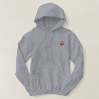 Oil Rig Drilling Bit Embroidered Hoodie
