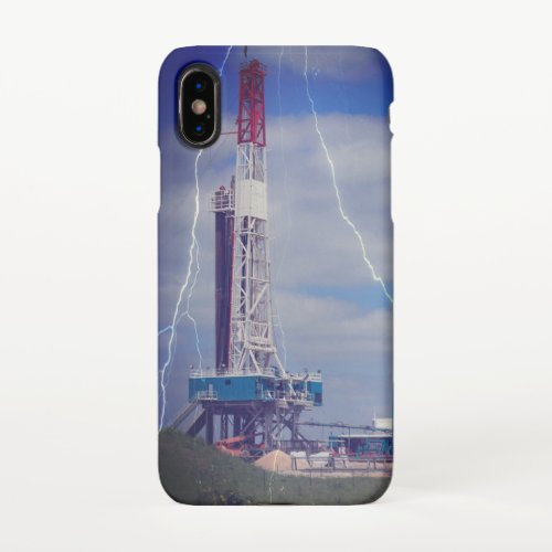 Oil Rig Lightning iPhone X Case