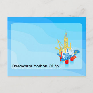 Oil Rig Postcard