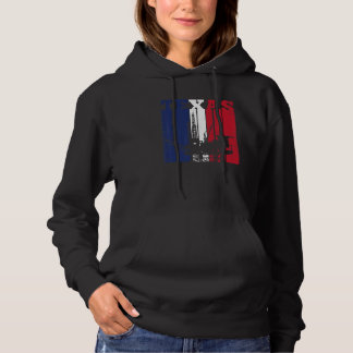 Oil Rig Texas Us Flag Oilfield Worker Rig Drilling Hoodie