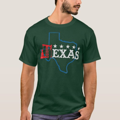Oil Rig Worker T  Oilfield Texas Workers Gift T_Shirt