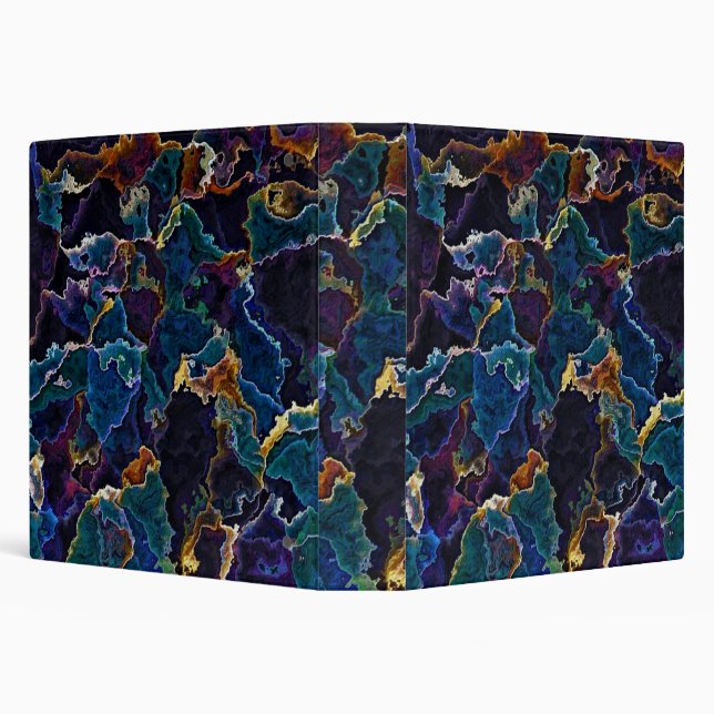 Oil Slick  3 Ring Binder (Background)