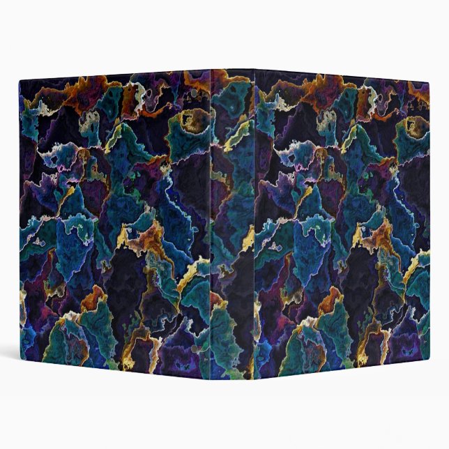 Oil Slick  3 Ring Binder (Background)