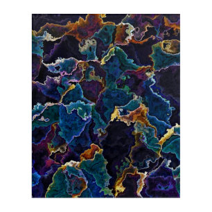 Oil Slick Acrylic Print