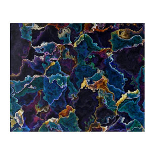 Oil Slick Acrylic Print
