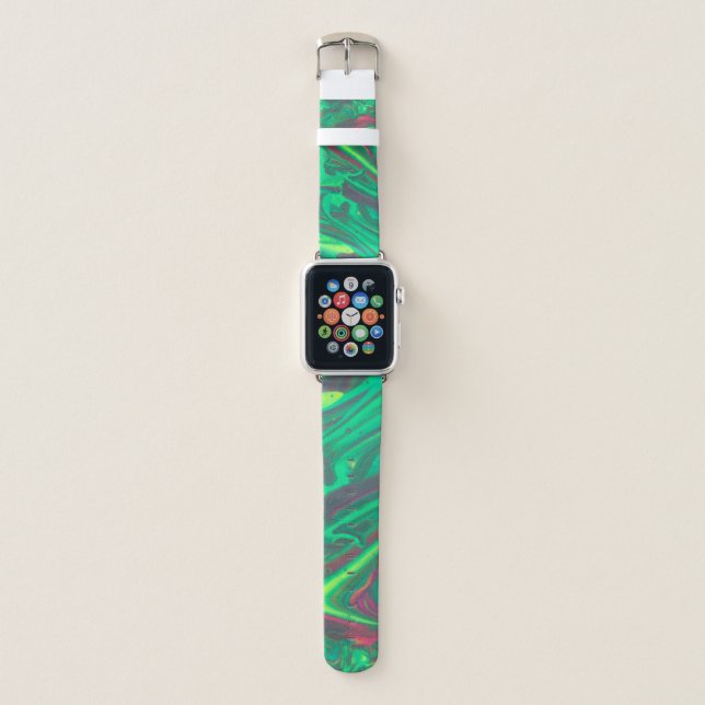 Oil Slick Apple Watch Band (Front)
