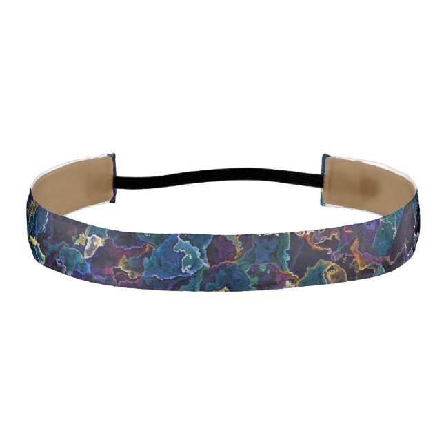 Oil Slick  Athletic Headband (Front)