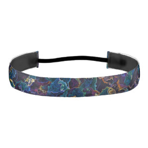 Oil Slick Athletic Headband