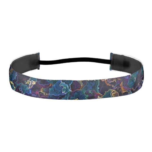 Oil Slick  Athletic Headband (Front)