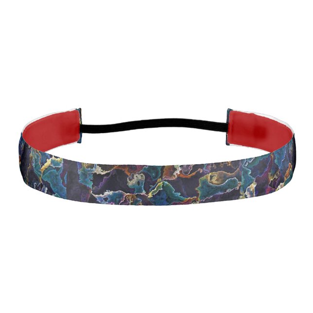 Oil Slick  Athletic Headband (Front)