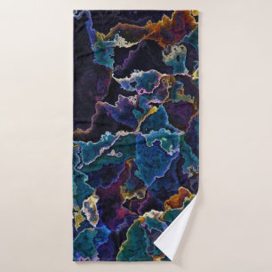 Oil Slick   Bath Towel
