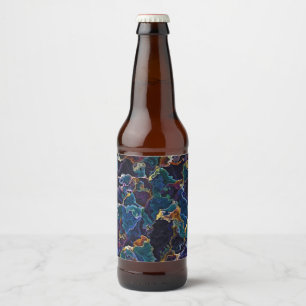 Oil Slick   Beer Bottle Label
