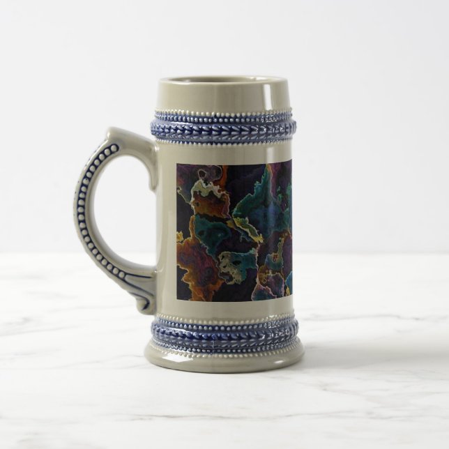 Oil Slick   Beer Stein (Left)