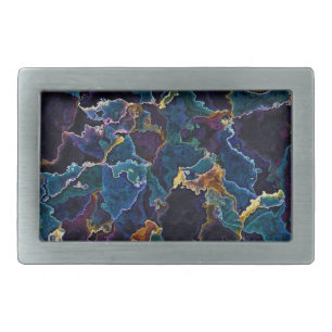 Oil Slick  Belt Buckle