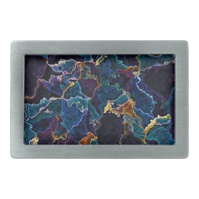 Oil Slick  Belt Buckle (Front)