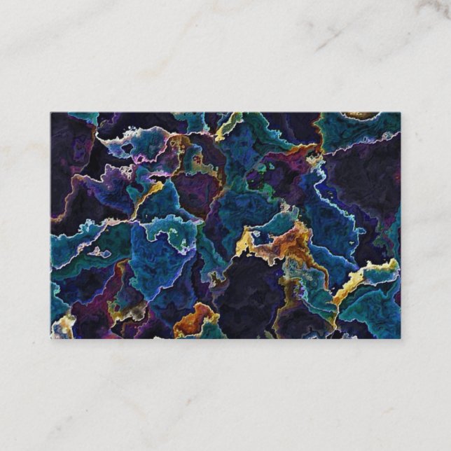 Oil Slick  Business Card (Front)