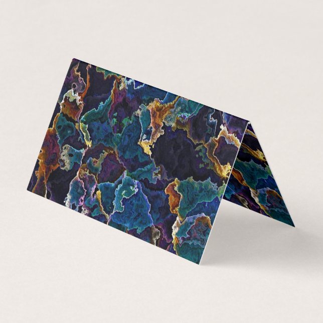 Oil Slick  Business Card (Back)