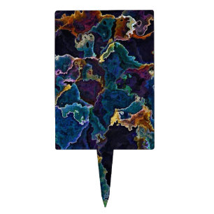 Oil Slick  Cake Topper