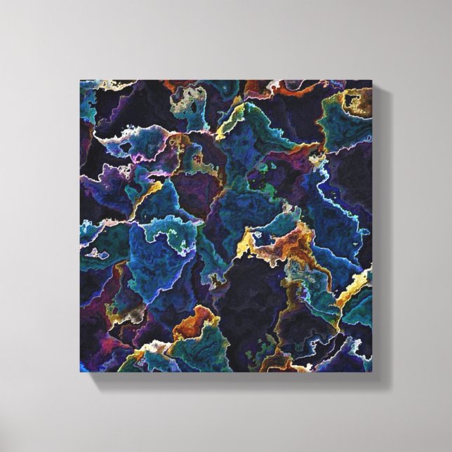 Oil Slick  Canvas Print (Front)