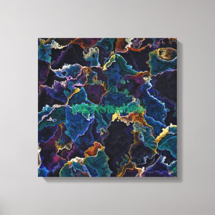 Oil Slick Canvas Print