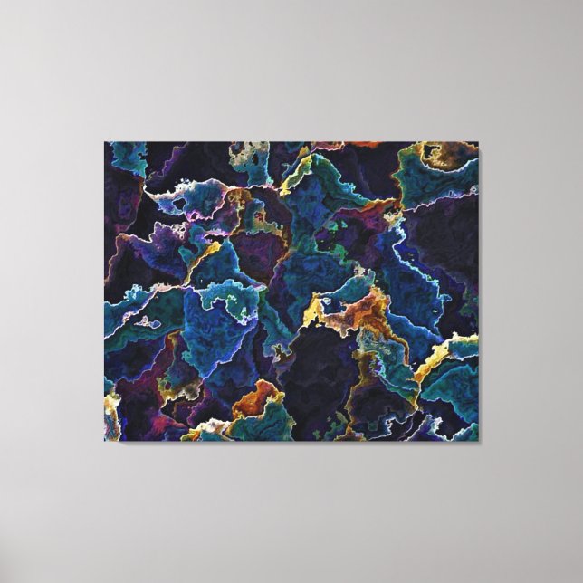 Oil Slick  Canvas Print (Front)
