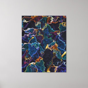 Oil Slick Canvas Print