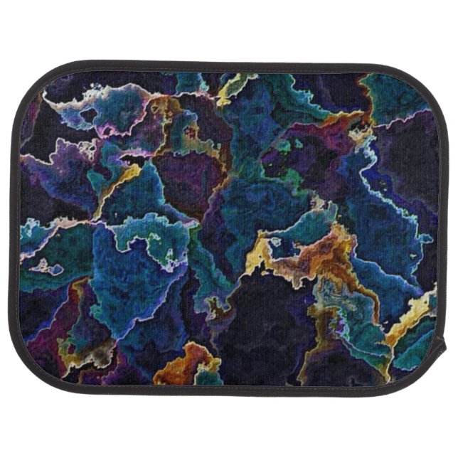 Oil Slick  Car Floor Mat (Rear)