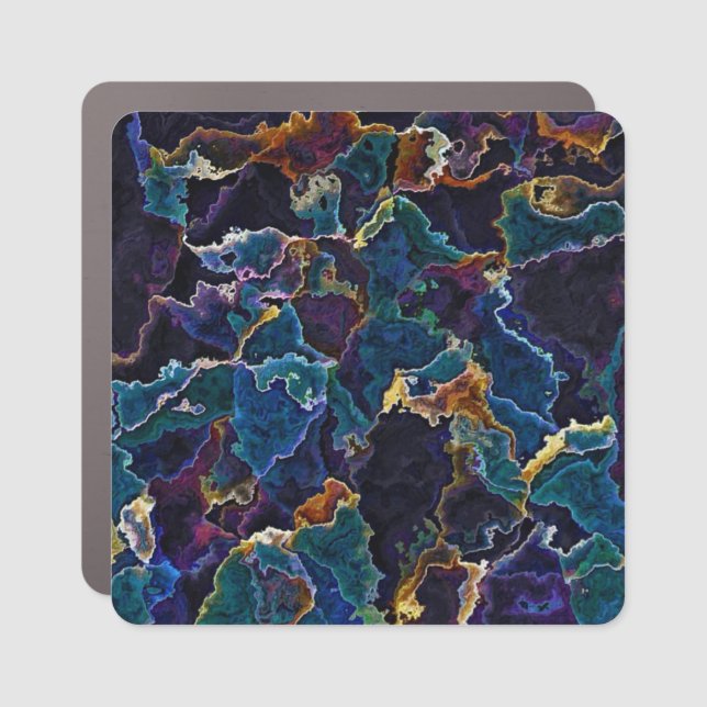 Oil Slick  Car Magnet (Front)