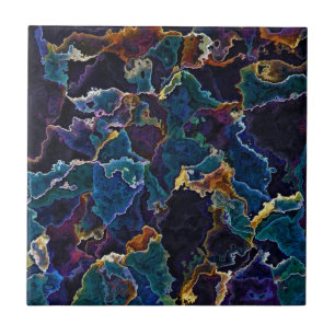 Oil Slick Ceramic Tile
