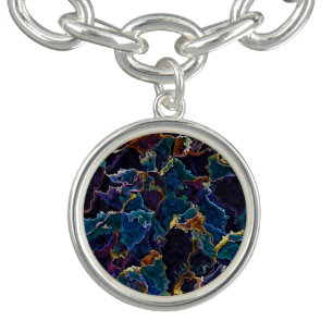 Oil Slick Charm Bracelet