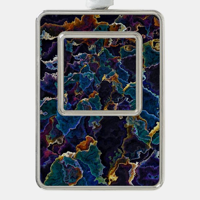 Oil Slick  Christmas Ornament (Front)