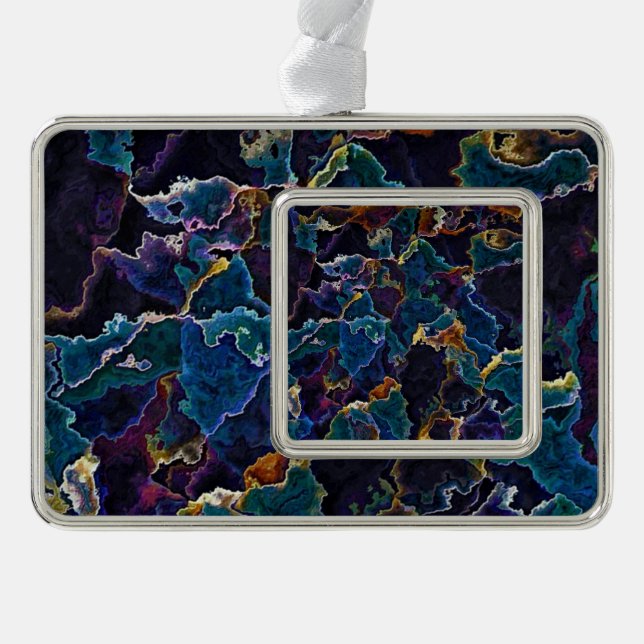 Oil Slick  Christmas Ornament (Front)