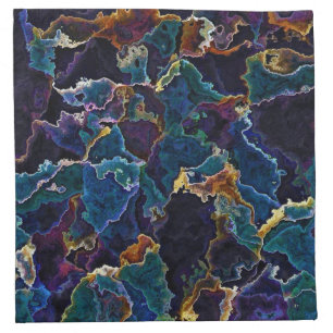 Oil Slick Cloth Napkin