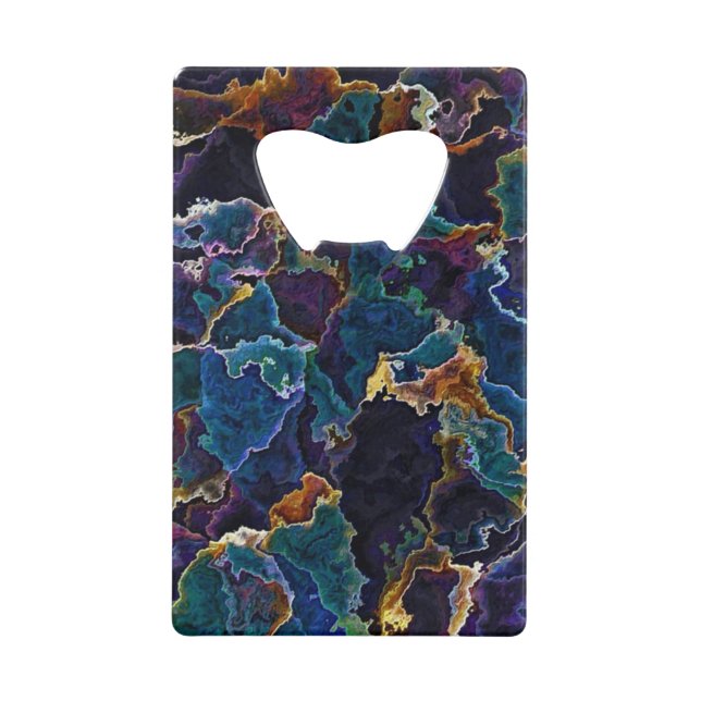 Oil Slick   Credit Card Bottle Opener (Front)