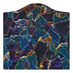 Oil Slick  Door Sign