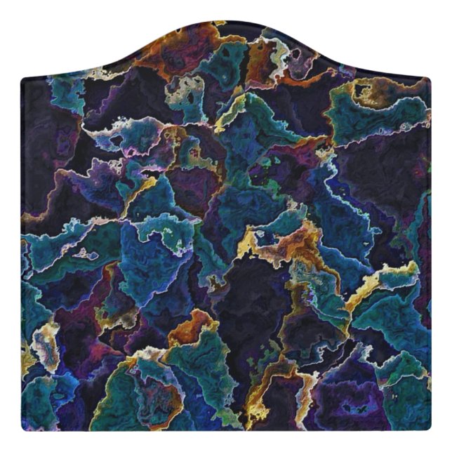 Oil Slick  Door Sign (Large Crest Front)