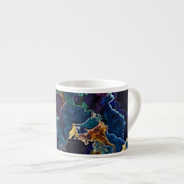 Oil Slick   Espresso Cup (Front Right)