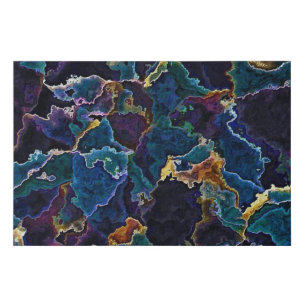 Oil Slick  Faux Canvas Print