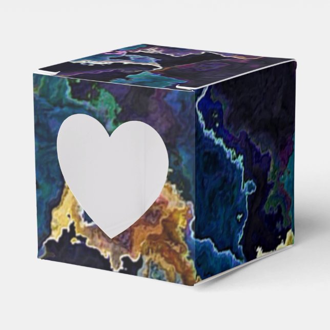 Oil Slick  Favor Box (Front Side)